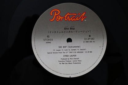 Cyndi Lauper – She Bop – Japanese 12-Inch Single – actual copy