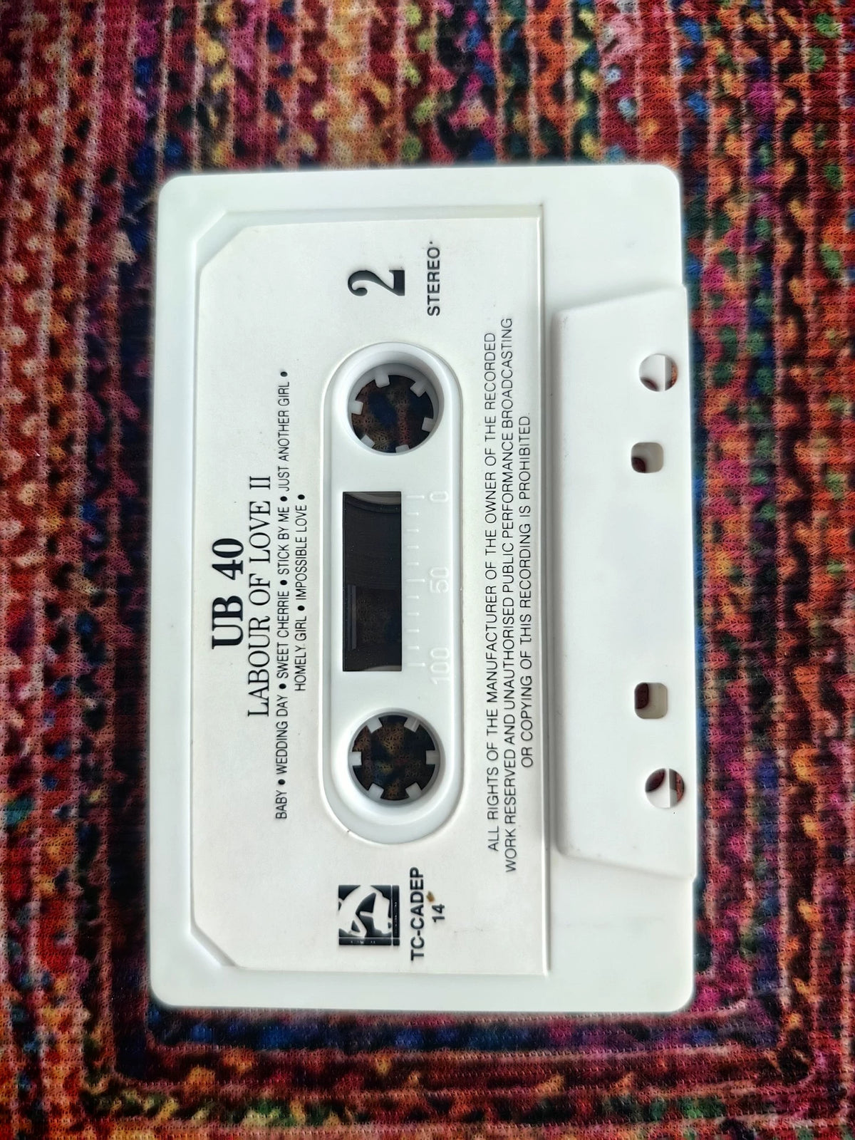 UB40 – Labour of Love II (Cassette) – source photo 7