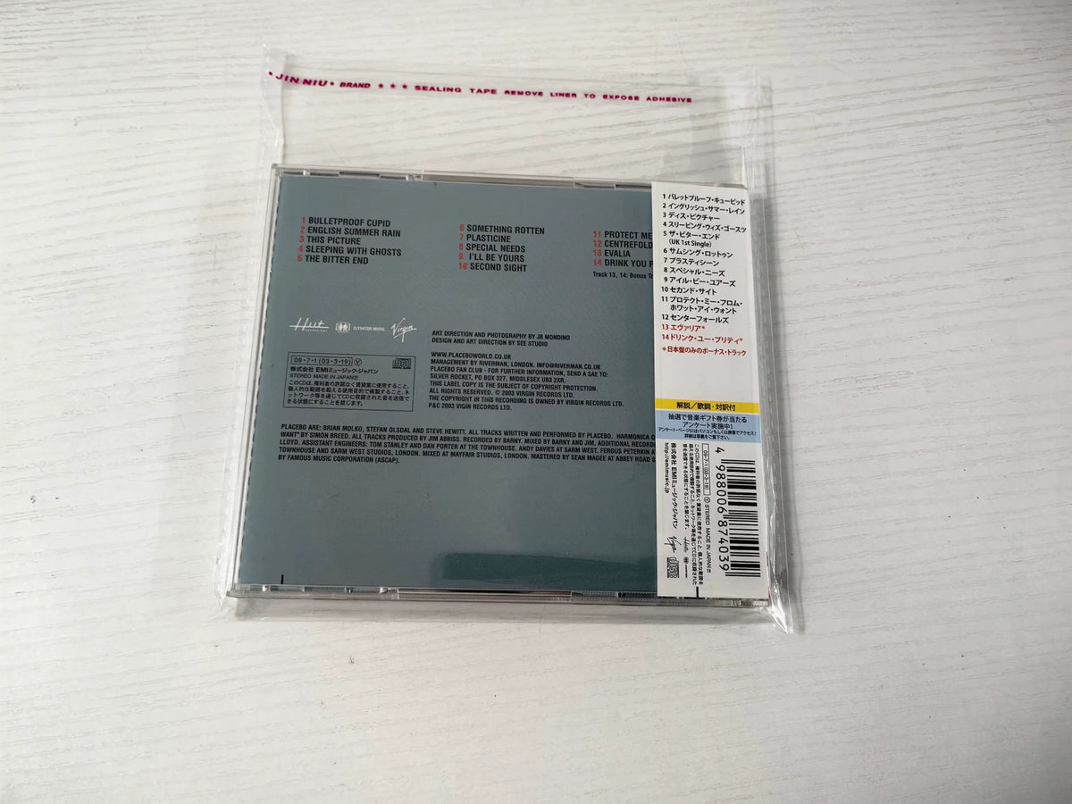 Placebo – Sleeping with Ghosts – Japanese CD with Obi – detail 2