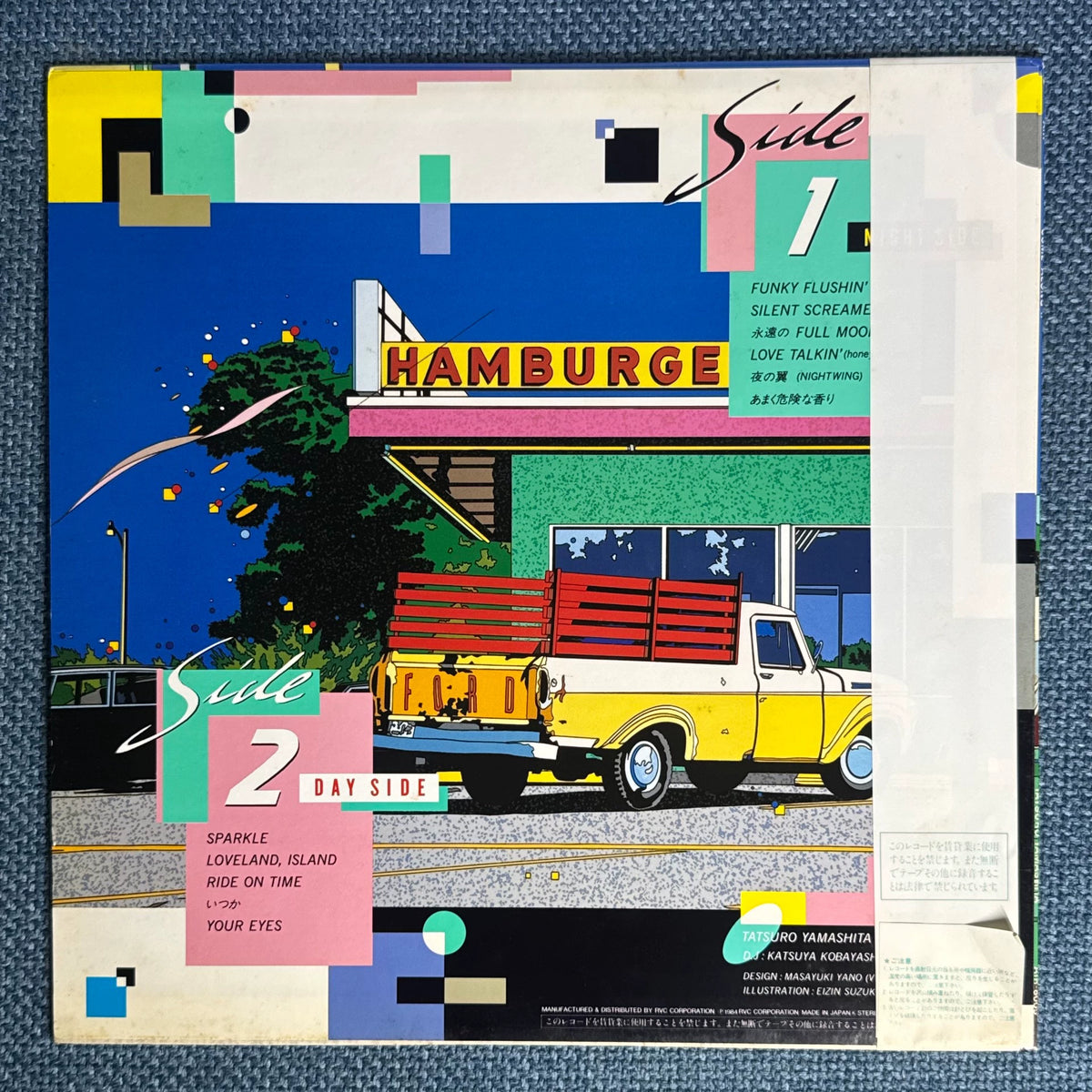 Tatsuro Yamashita – Come Along II – 1984 Japanese LP – actual item photograph 2