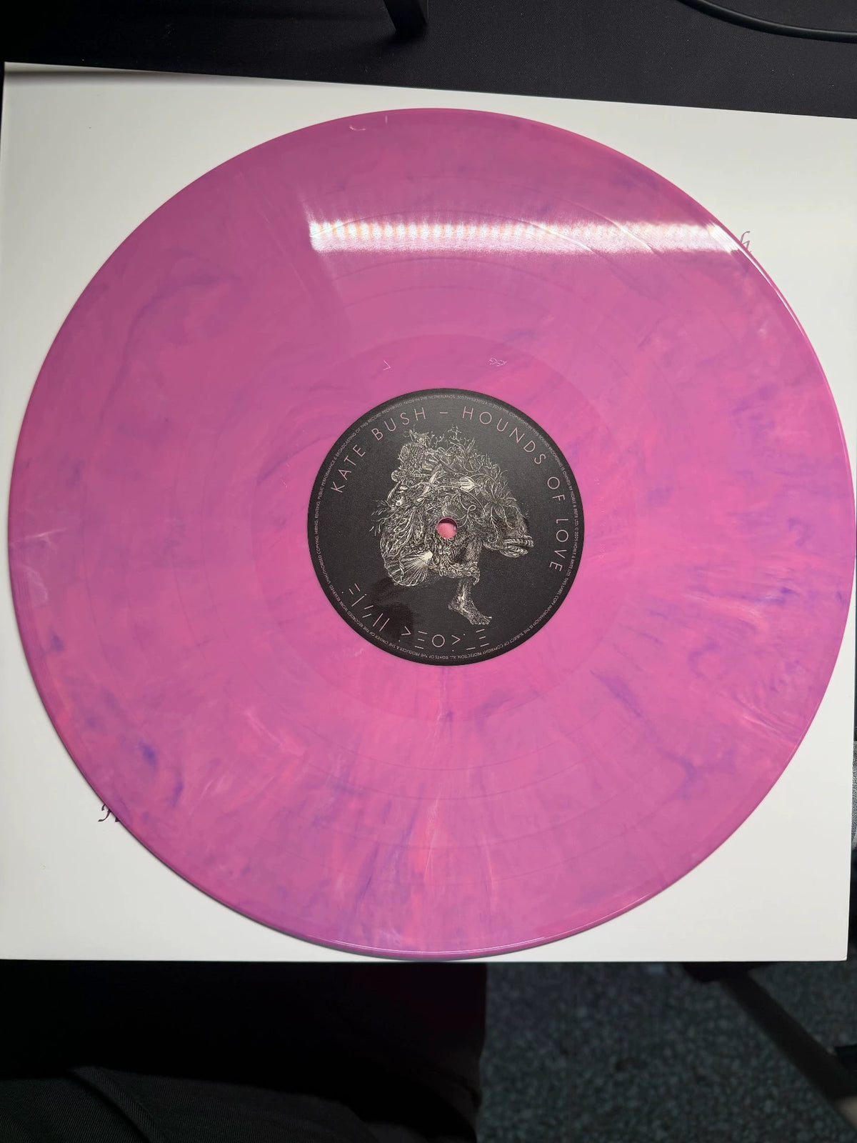 Kate Bush – Hounds Of Love – Pink Marbled Vinyl LP – actual copy