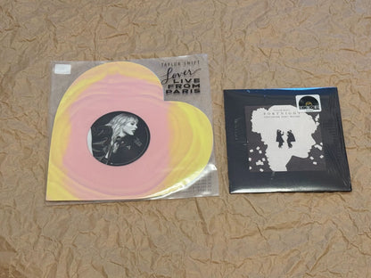 Taylor Swift – Lover Heart-Shaped Vinyl & Fortnight RSD 7-Inch Vinyl Set — front view