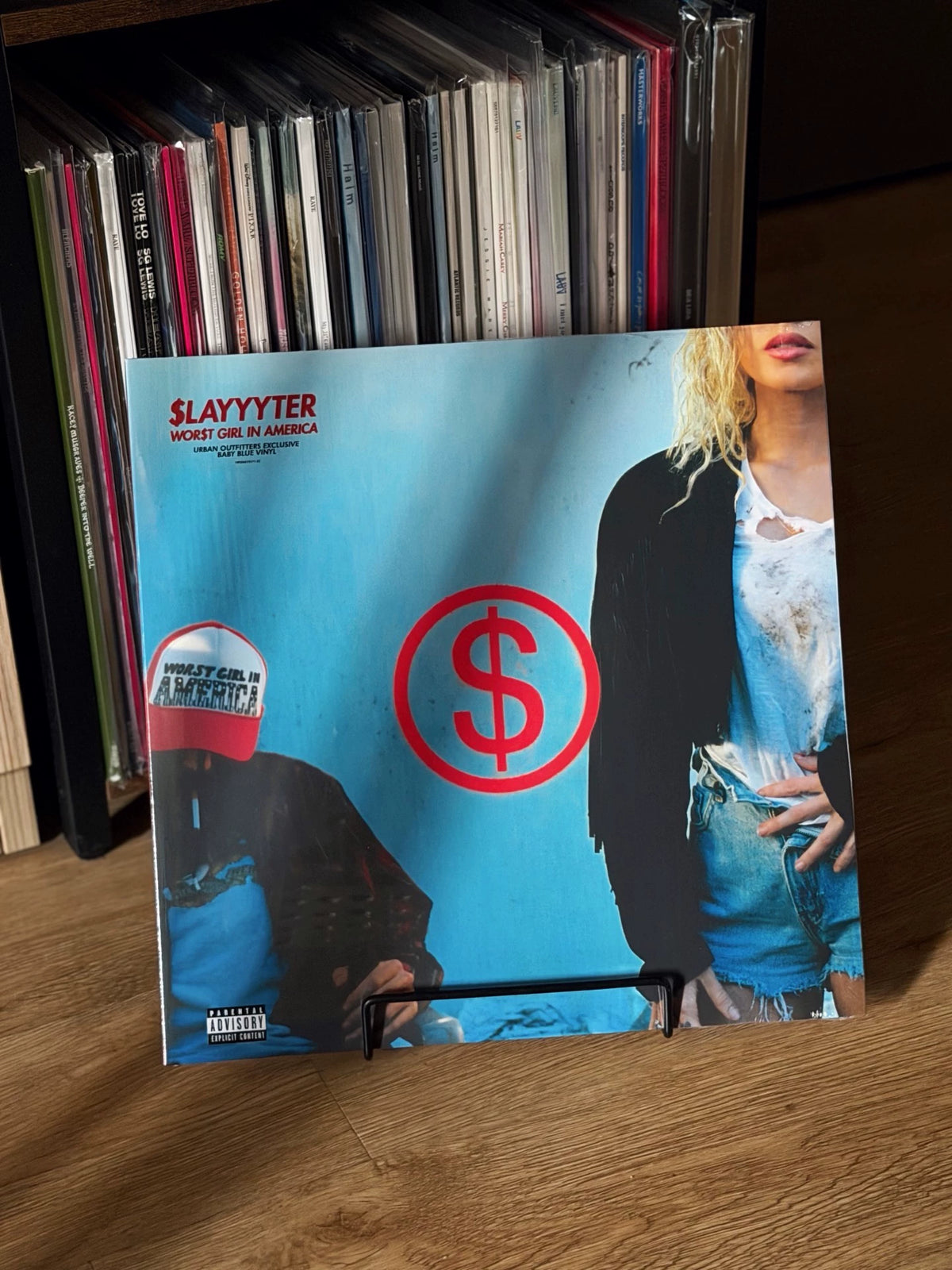 Slayyyter – WOR$T GIRL IN AMERICA – UO Baby Blue Vinyl LP