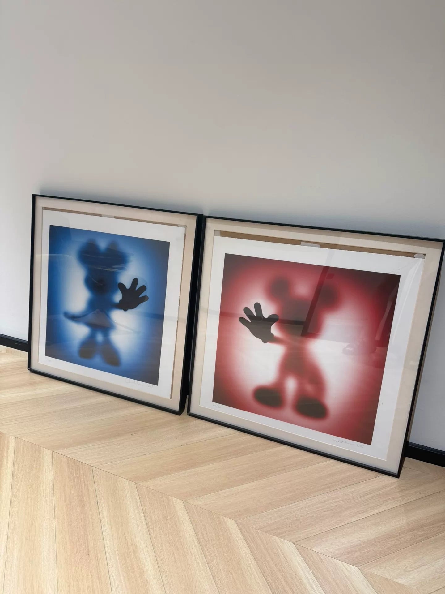 Whatshisname – Gone Minnie & Mickey Signed Limited Print Pair