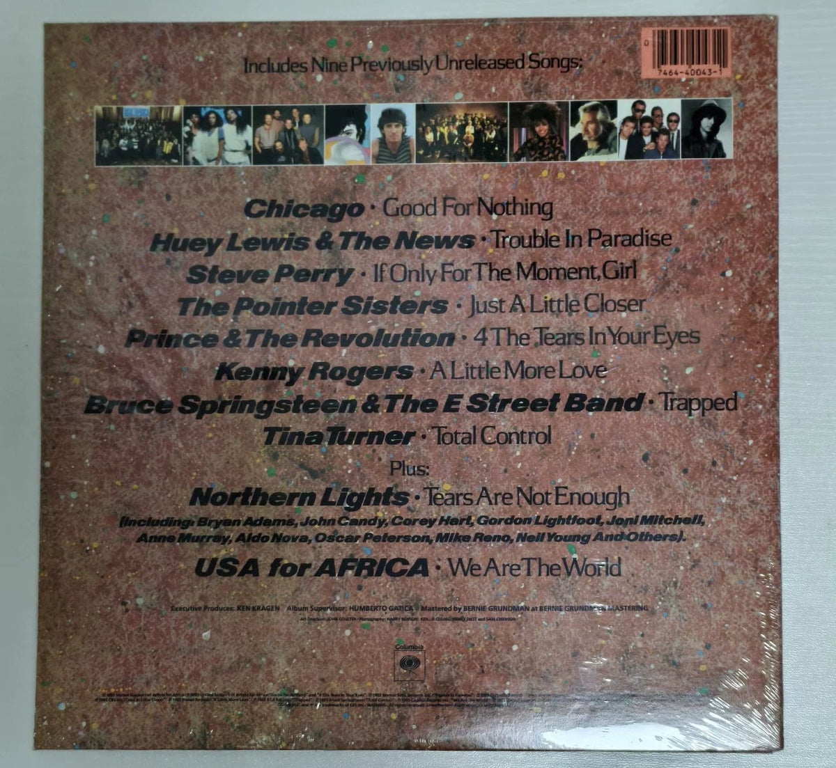 USA for Africa – We Are the World 1985 US First-Press Vinyl LP — product detail 2