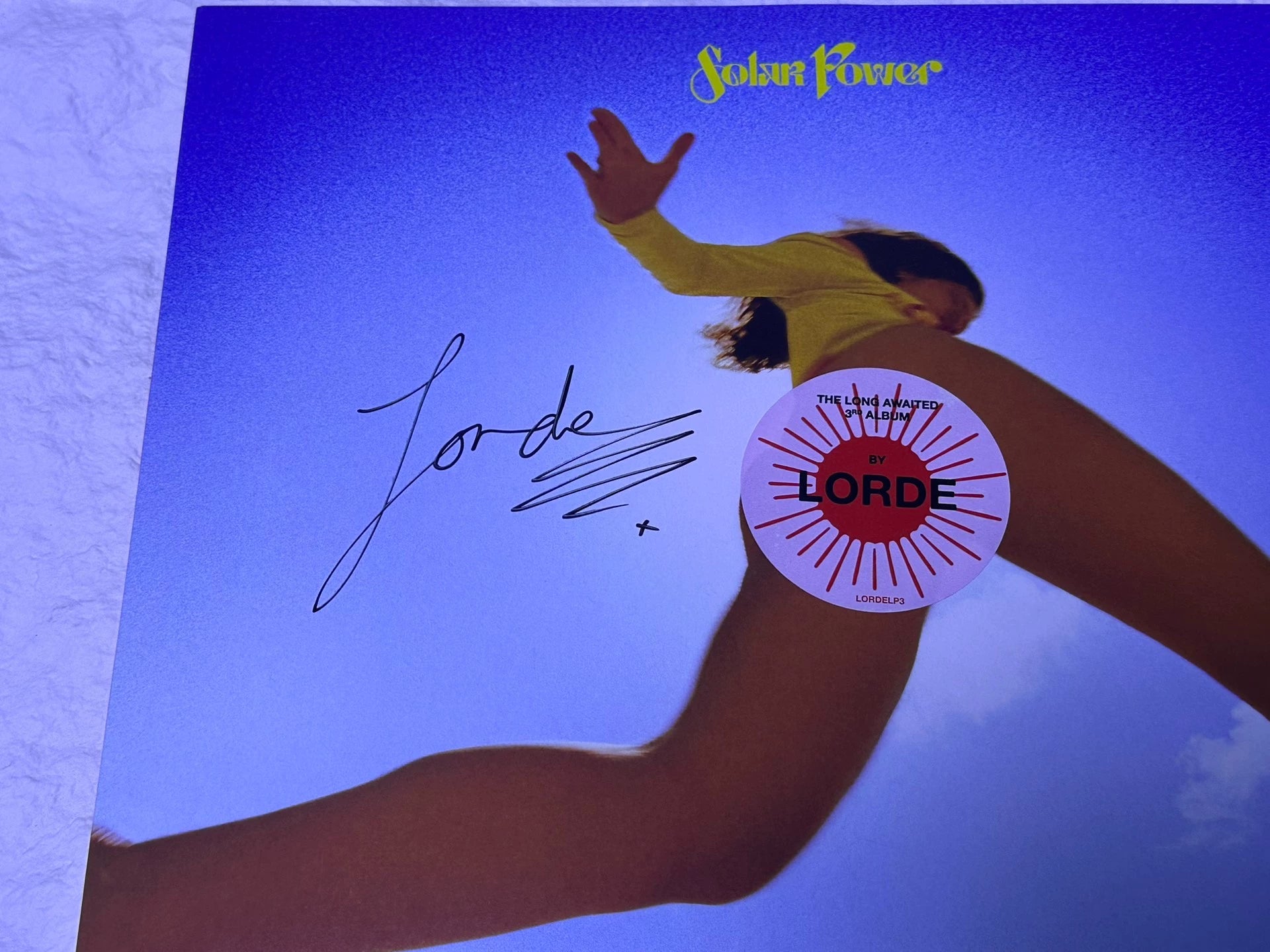 Lorde Solar Power signed edition