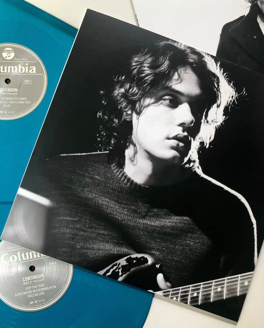 John Mayer – Continuum First-Edition Turquoise Vinyl 2LP — front view