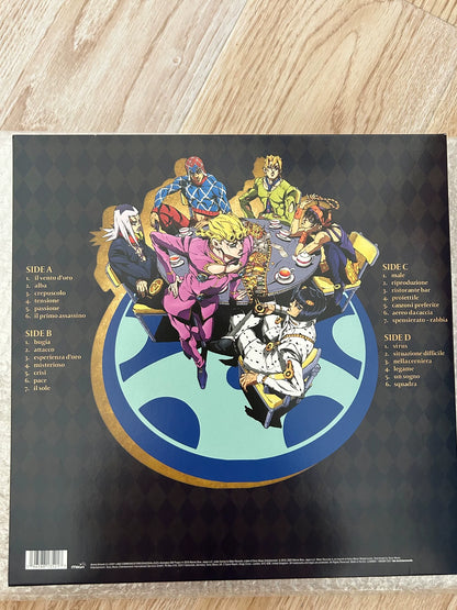 Yugo Kanno – JoJo's Bizarre Adventure: Golden Wind Overture – 2LP – actual item photograph 2