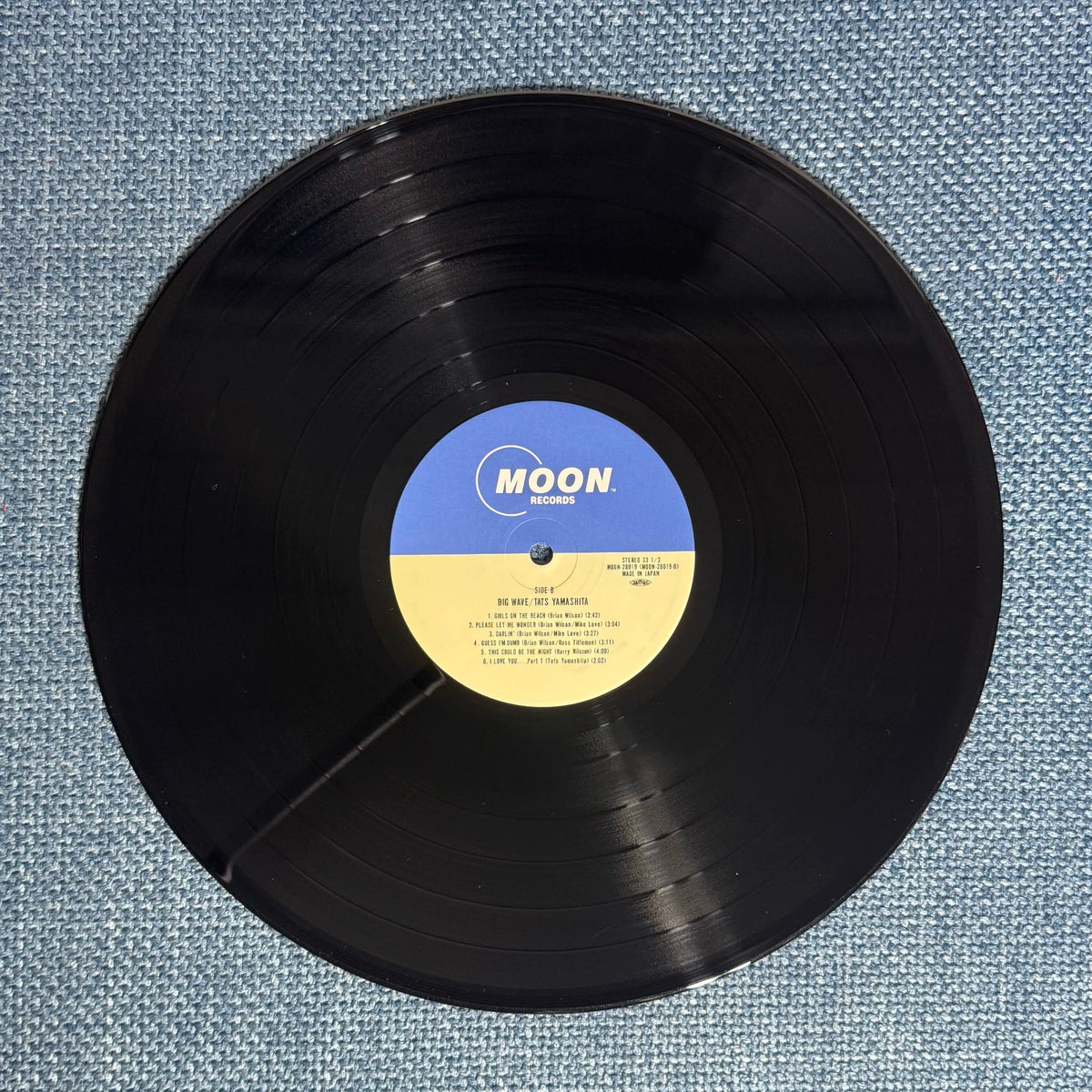 Tatsuro Yamashita – Big Wave – 1984 Japanese LP – actual item photograph 4