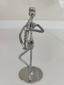 Metal Musician Figurines — Set of 6