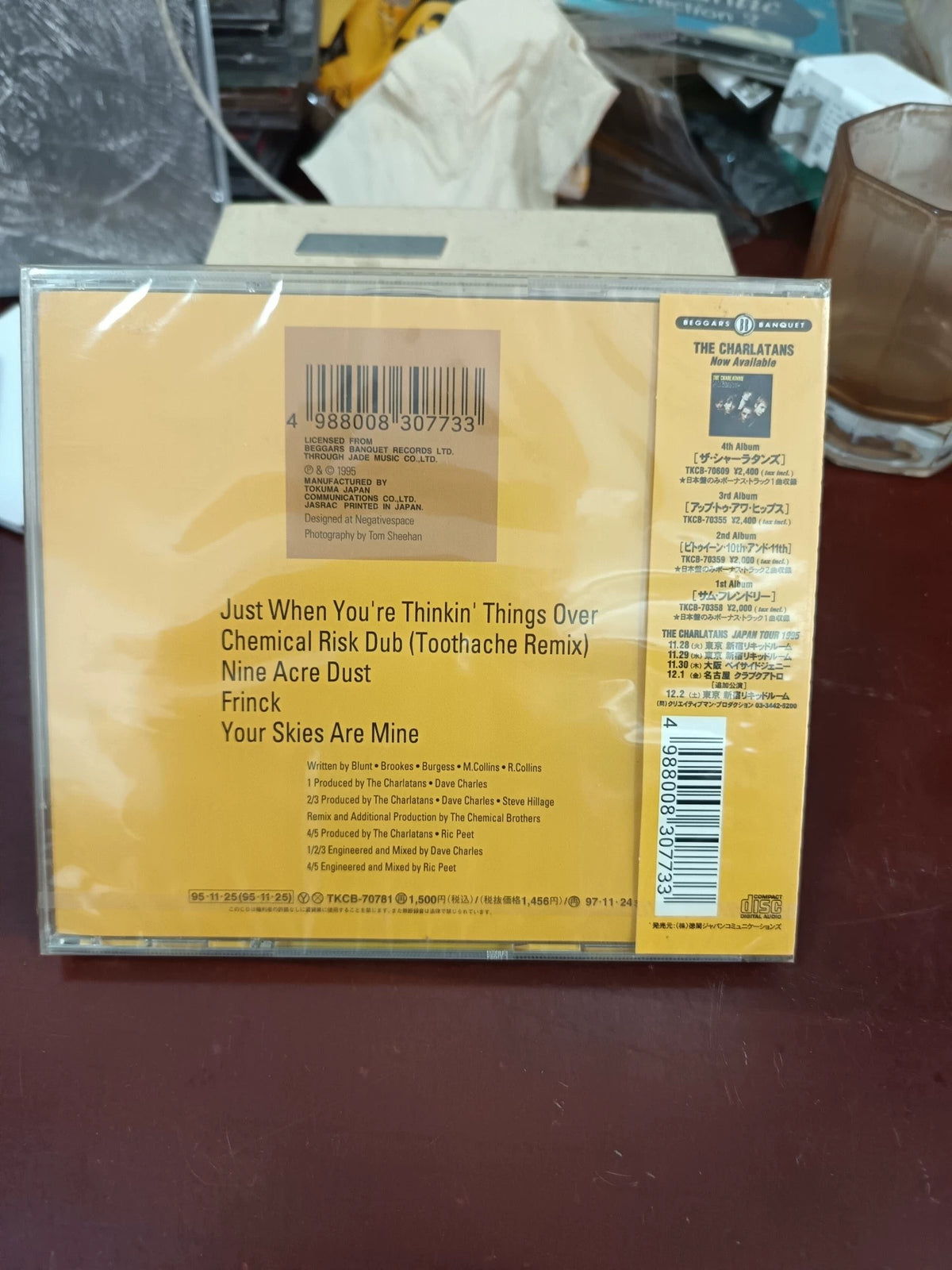 The Charlatans – Just When You're Thinkin' Things Over – Japanese CD – actual item photograph 2