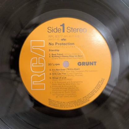 Starship – No Protection (1987 Japan LP with Poster)