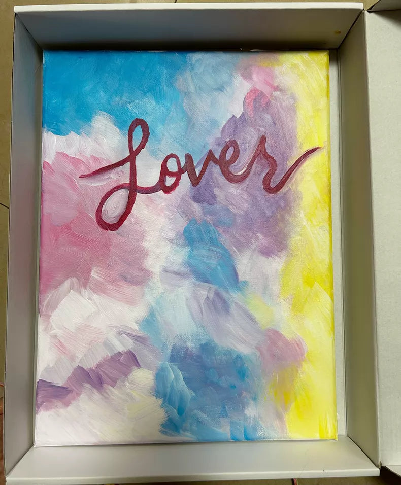 Lover – Original Taylor Swift-Inspired Acrylic Painting