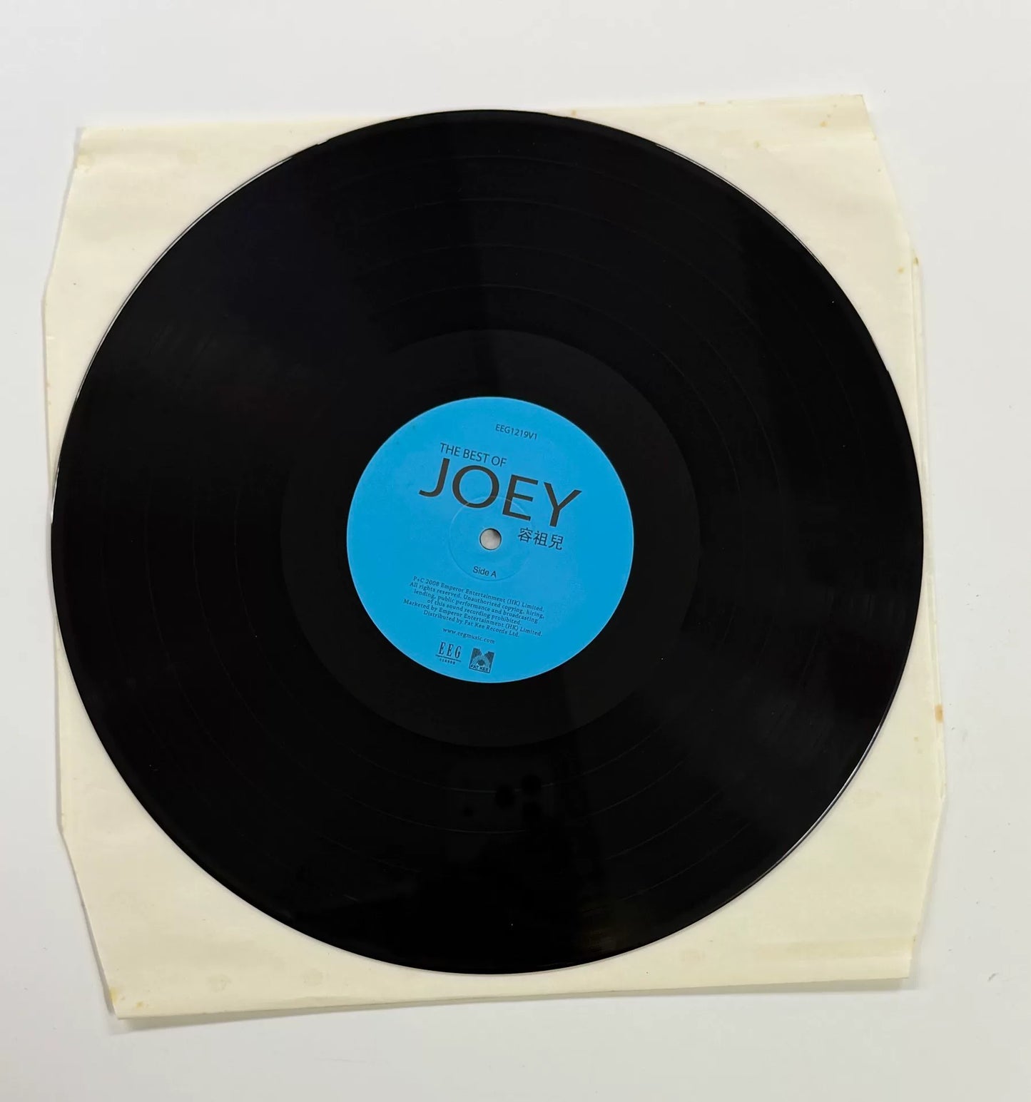 容祖兒 – The Best of Joey 2008 Hong Kong First Press Signed Vinyl LP
