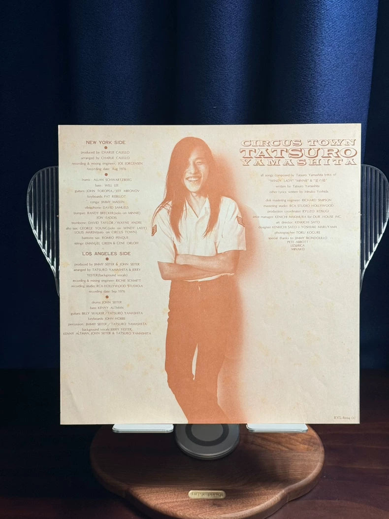 Tatsuro Yamashita – Circus Town – 1976 Japanese Vinyl LP