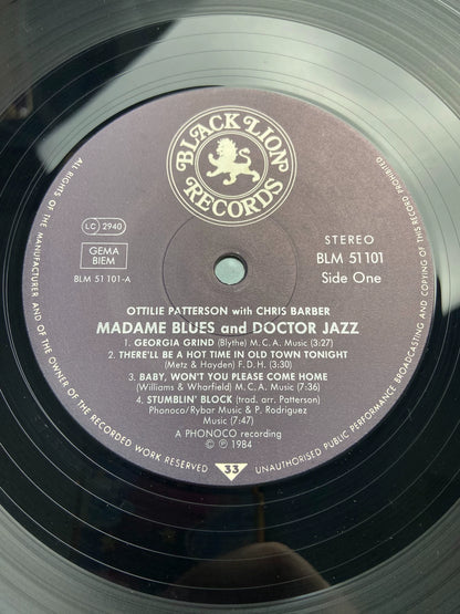 Ottilie Patterson with Chris Barber – Madame Blues & Doctor Jazz! (LP) – photo 4