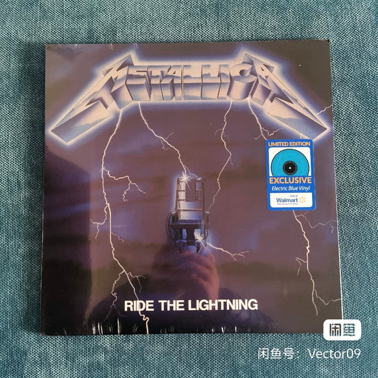 Metallica – Ride the Lightning, Walmart Blue Vinyl (LP) – source photograph 2