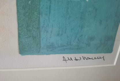 Jean-Claude Allenbach – White Flowers Signed Lithograph 164/200, Framed — original seller image 3