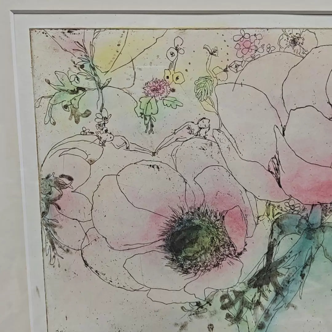 Anemone Flowers – Framed Print, Numbered 12/30 – actual item photograph 5