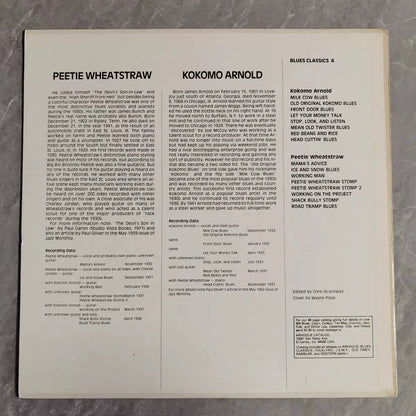 Kokomo Arnold & Peetie Wheatstraw – Blues Classics 4 (LP) – photo 2
