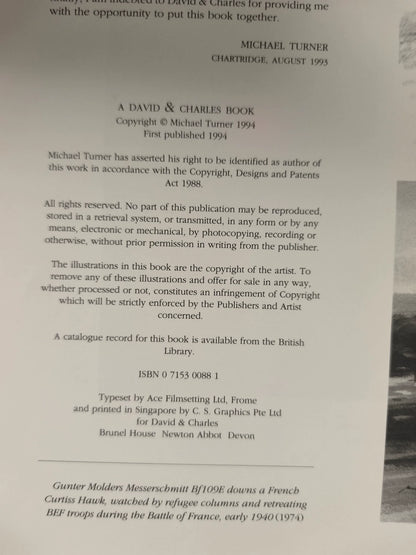 The Aviation Art of Michael Turner – English Hardcover Book – actual item photograph 3