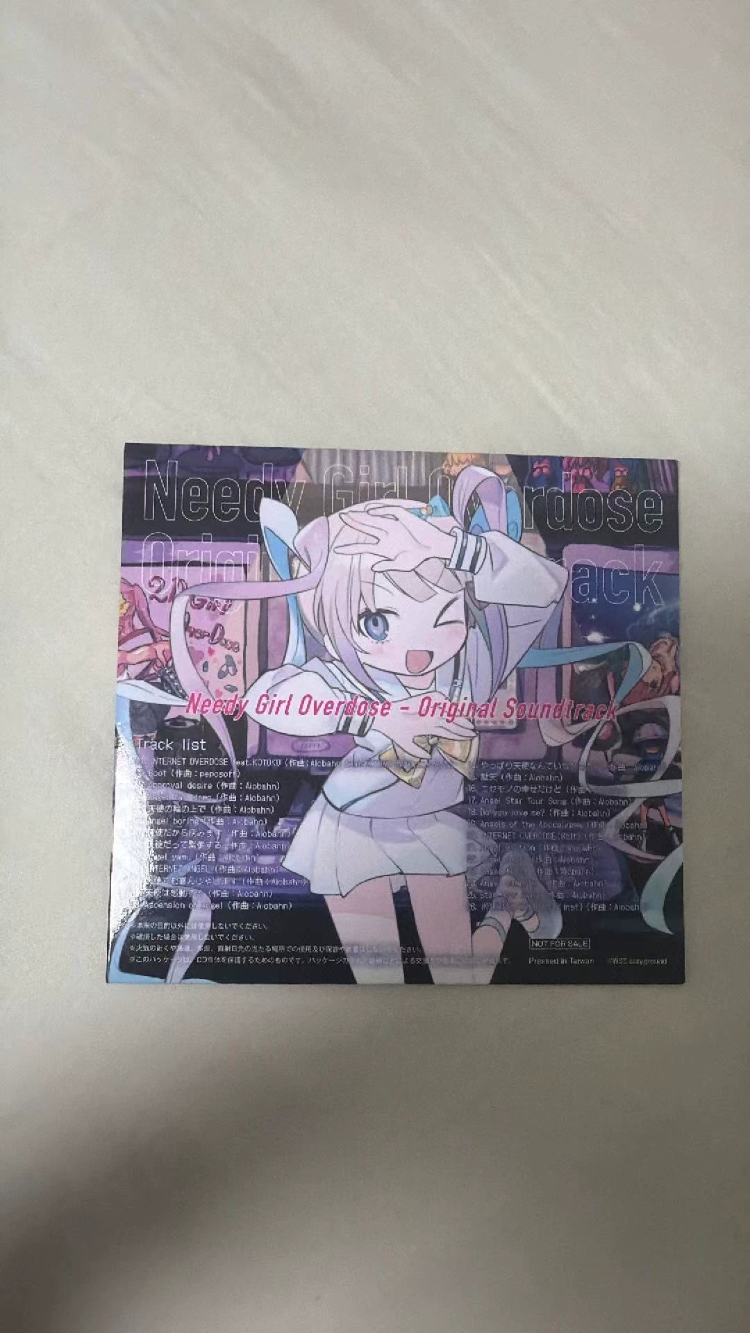 Needy Girl Overdose – Original Soundtrack – Japanese CD – actual item photograph 1