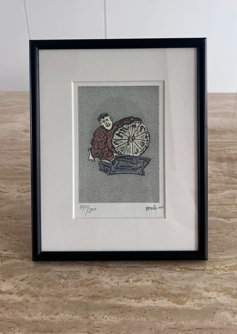 Hao Qiang – Two Signed Framed Art Prints