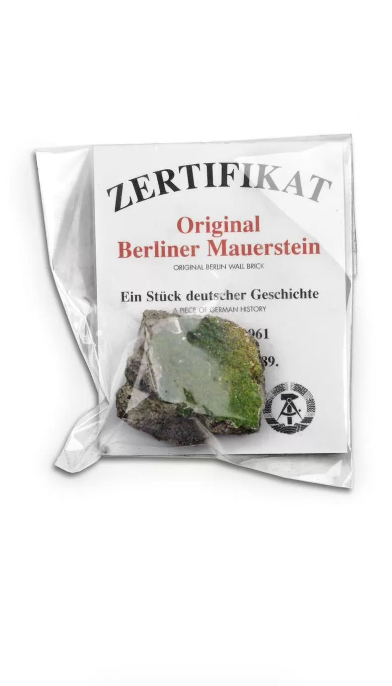Berlin Wall Fragment with Certificate