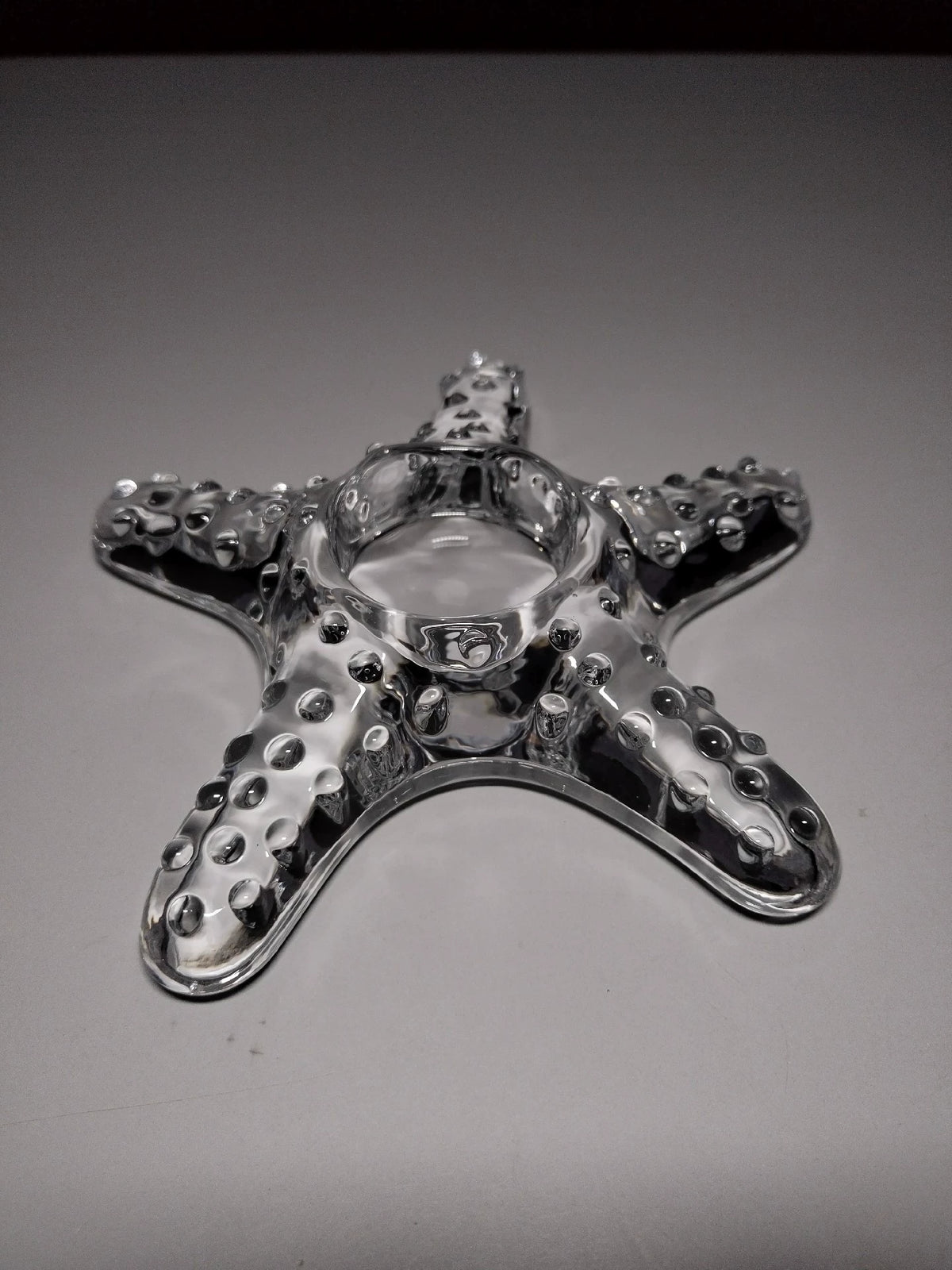 Clear Glass Starfish Paperweight 1