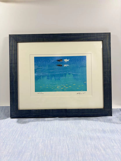 Akio Watanabe – Cats and Reflections – Framed Print 479/800