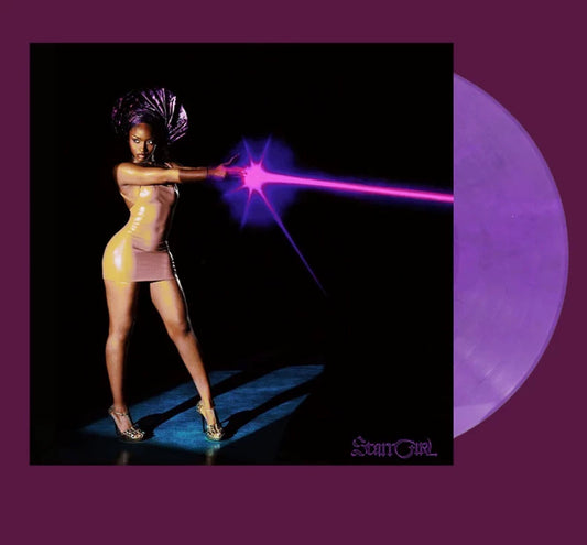 Ayra Starr – Starr Girl – Signed Purple Swirl Vinyl LP – actual product photo 1