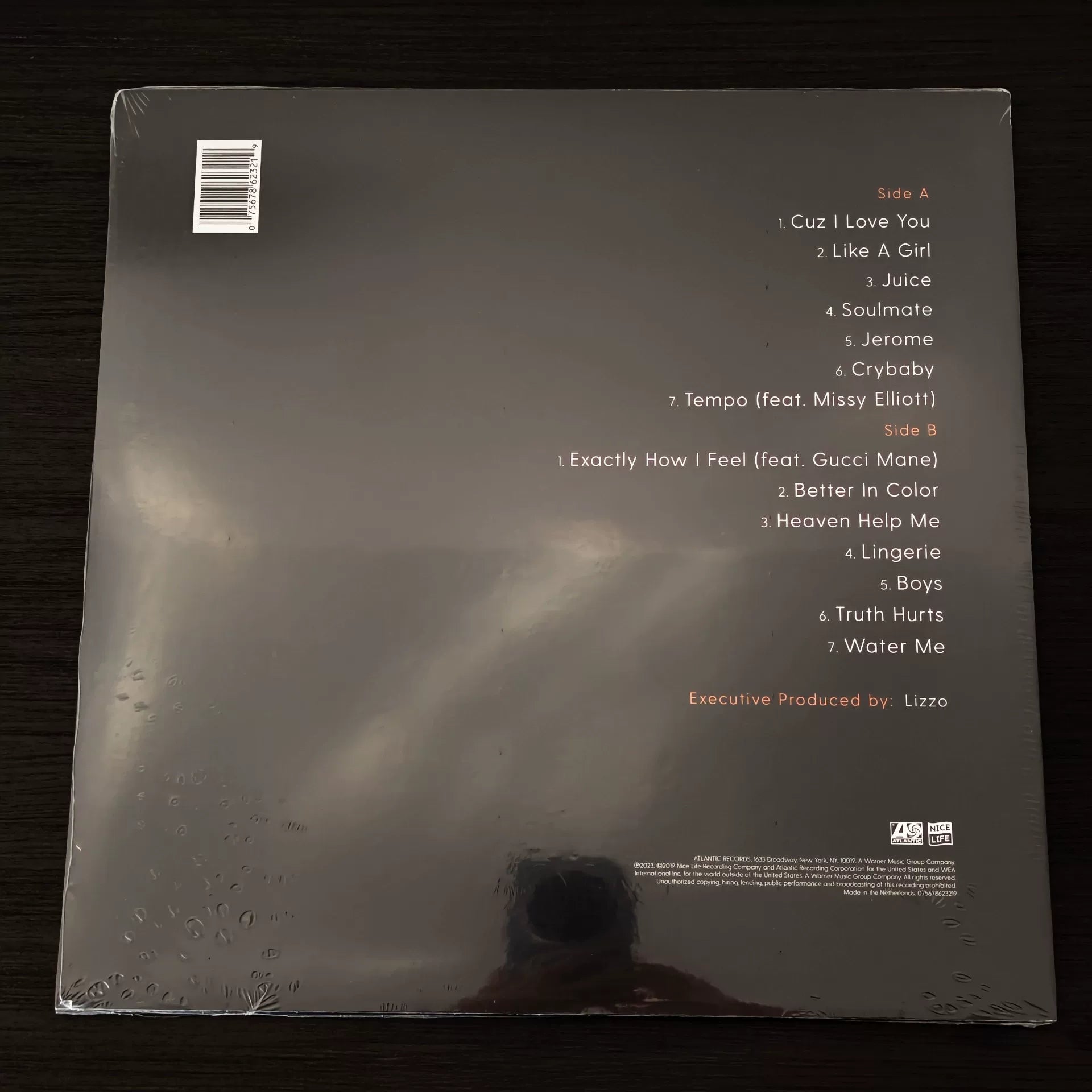 Lizzo – Cuz I Love You Limited Blue Vinyl LP
