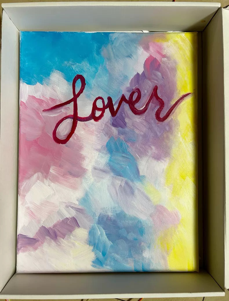 Lover – Original Taylor Swift-Inspired Acrylic Painting