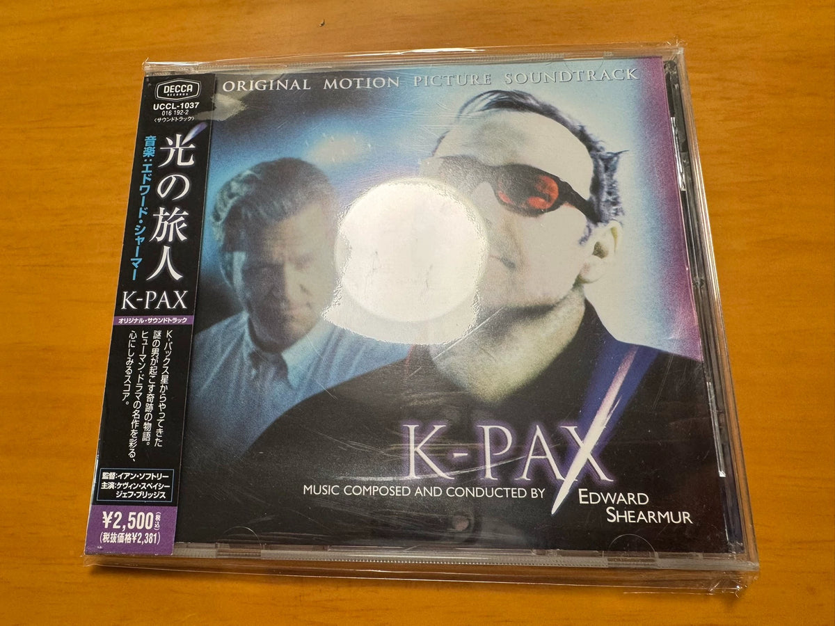 Edward Shearmur – K-PAX – Japanese Soundtrack CD – actual item photograph 1