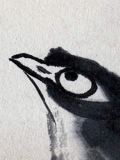 Zhu Da “Bird” Fine Art Reproduction on Xuan Paper