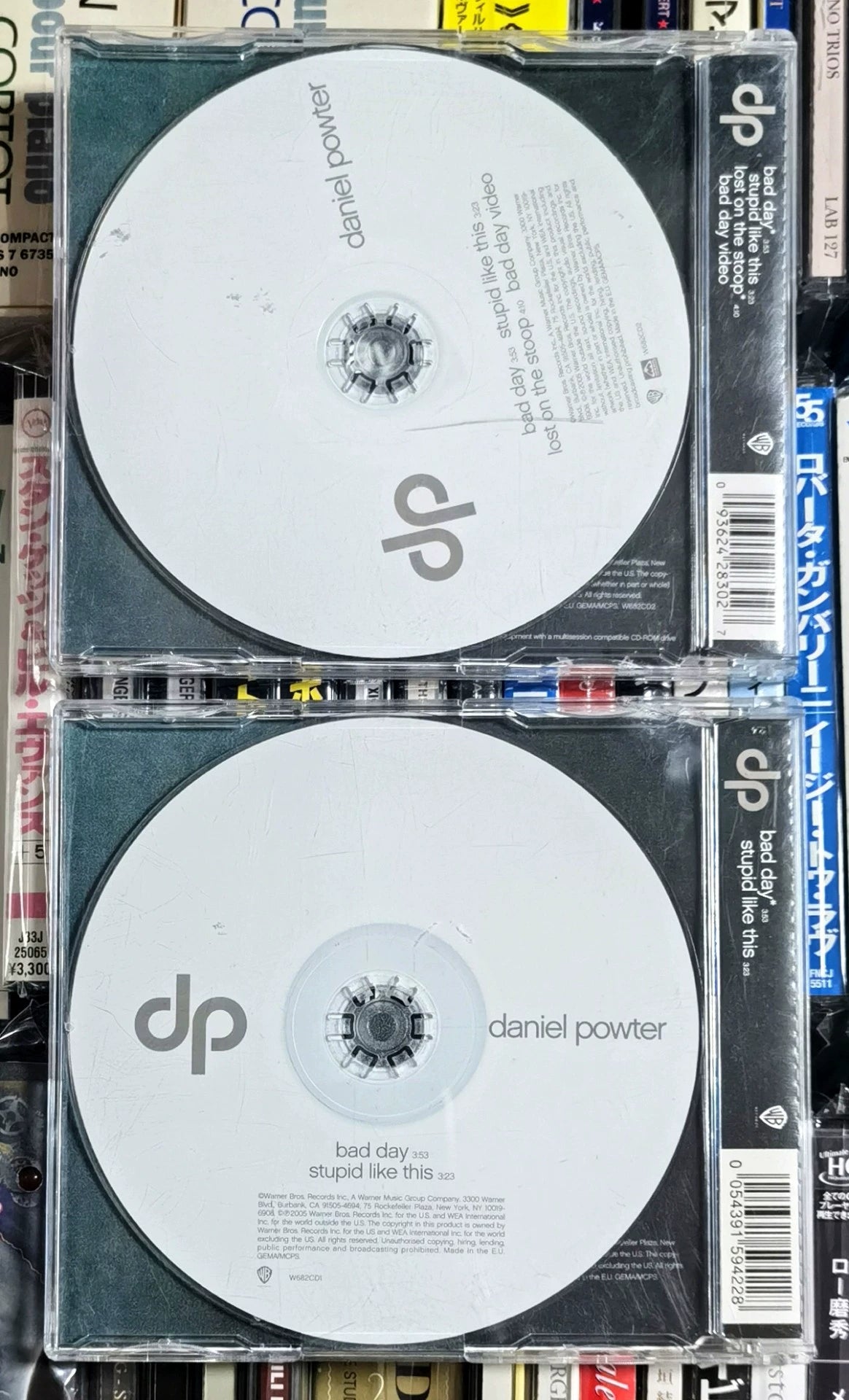 Daniel Powter – Bad Day – CD1 + CD2 Single Bundle