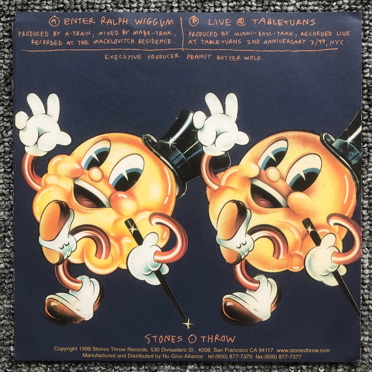 A-Trak – Enter Ralph Wiggum / Live @ Tableturns (7") – photo 2