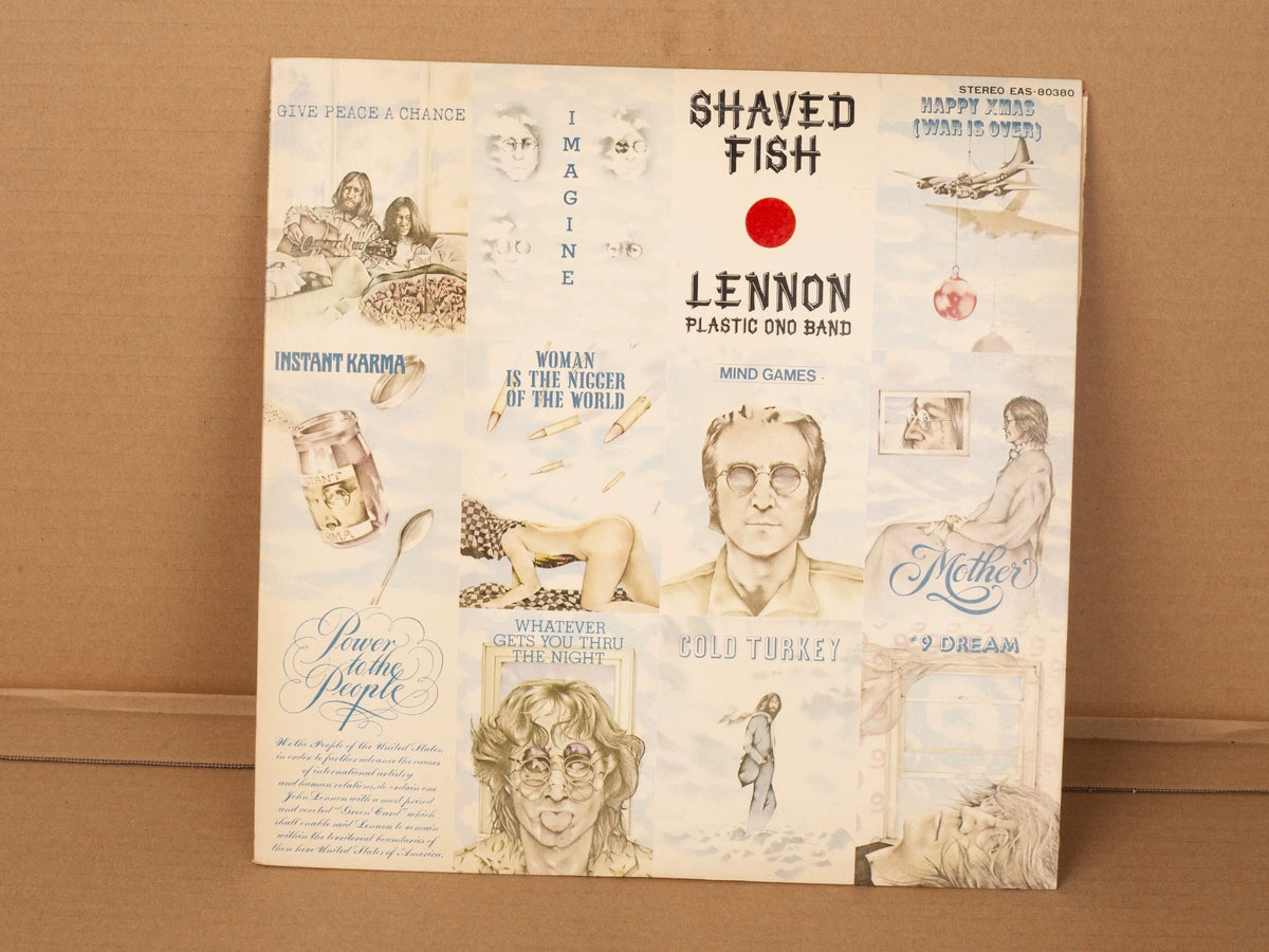 John Lennon – Shaved Fish; actual item