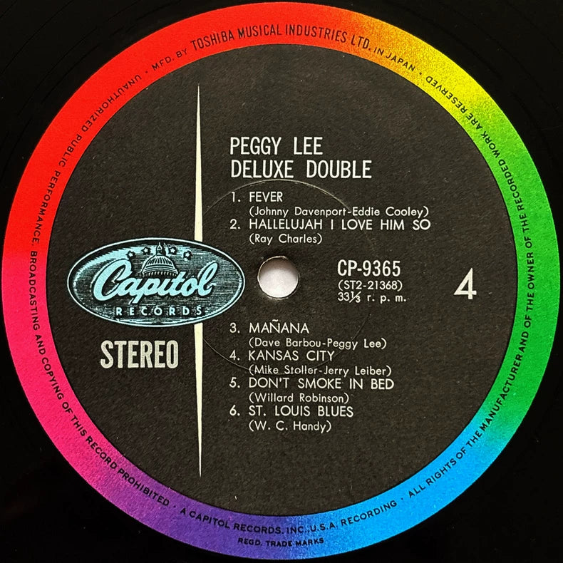 Peggy Lee – Deluxe Double (1969 Japan First Press 2LP)