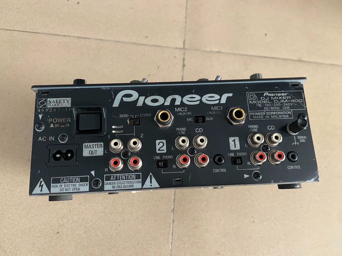Pioneer DJM-400 – Two-Channel DJ Mixer – actual item photograph 6
