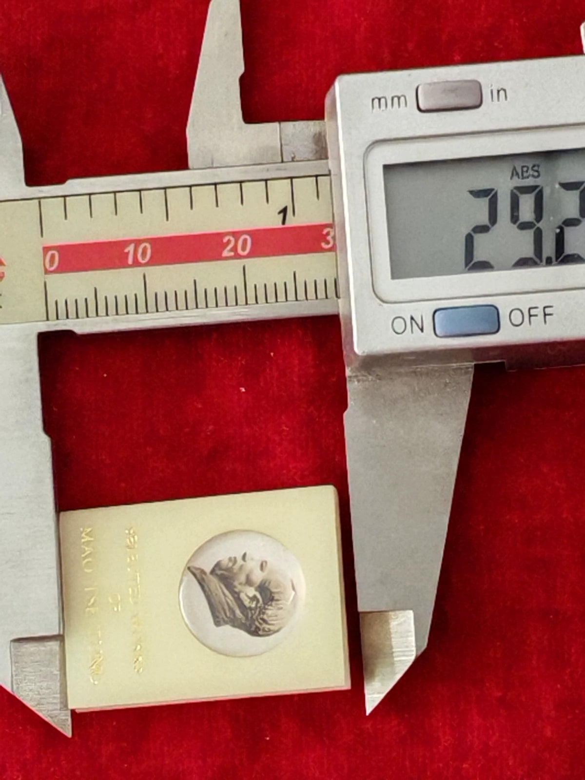 Selected Works of Mao Book-Shaped Acrylic Pin Badge, 2.9 cm – photo 2