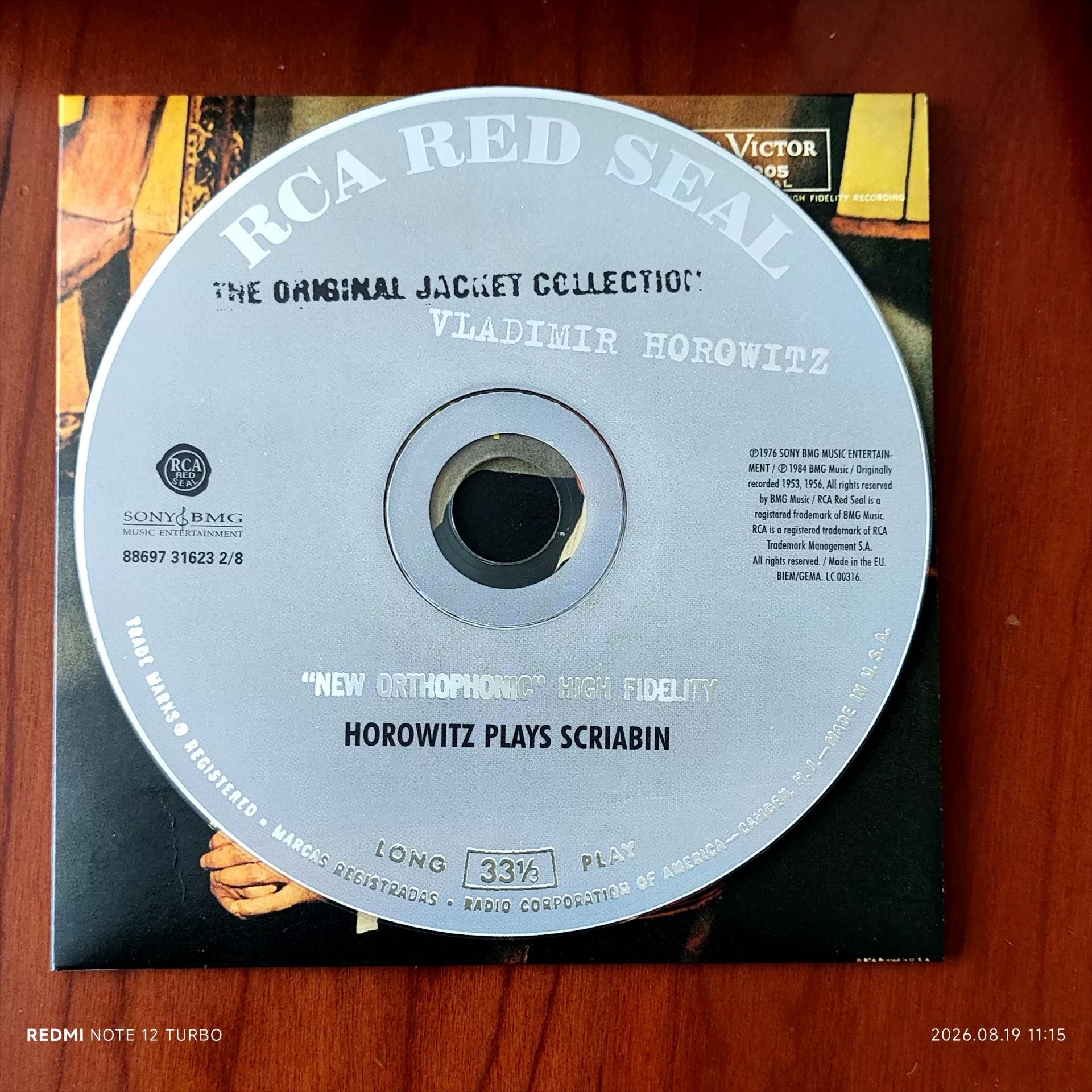 Vladimir Horowitz – The Original Jacket Collection 10CD Box Set