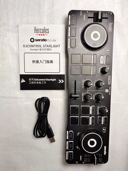 Hercules DJControl Starlight – Boxed USB DJ Controller – actual item photograph 3