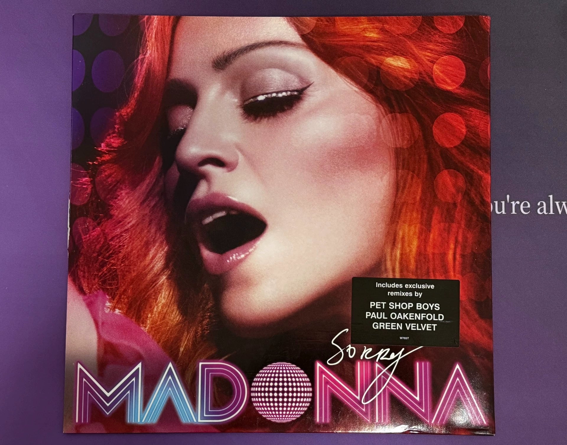 Madonna – Sorry 2006 European First Press 12-Inch Vinyl