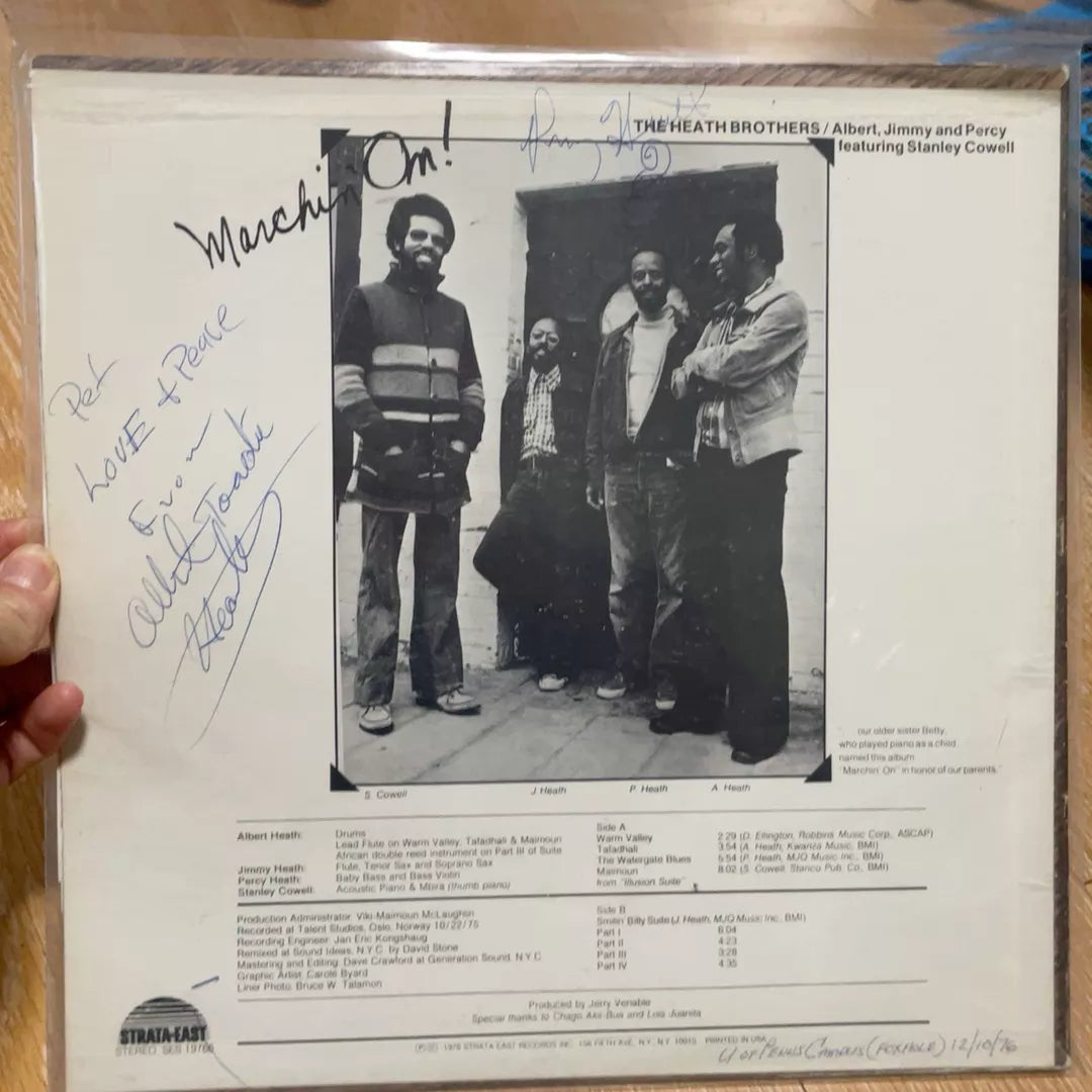 The Heath Brothers – Marchin’ On! US Original Vinyl LP