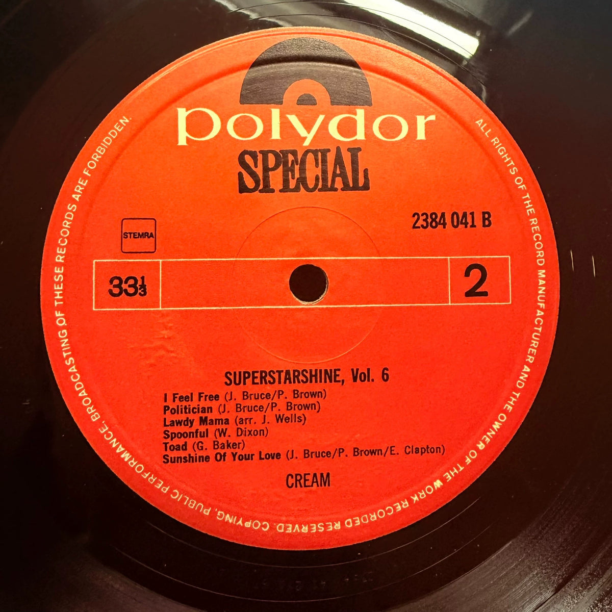 Cream – Superstarshine Vol. 6 (LP) – photo 4