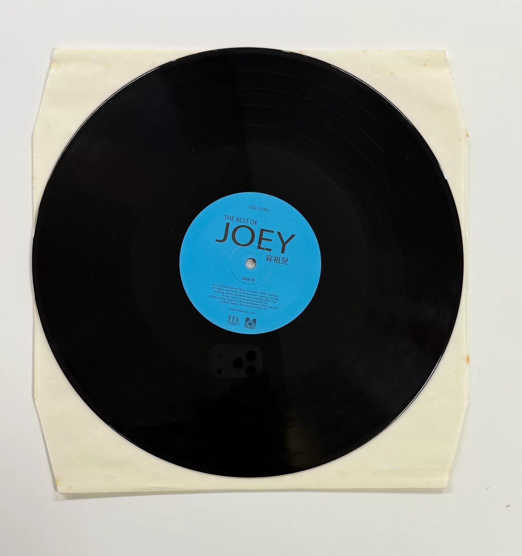 容祖兒 – The Best of Joey 2008 Hong Kong First Press Signed Vinyl LP