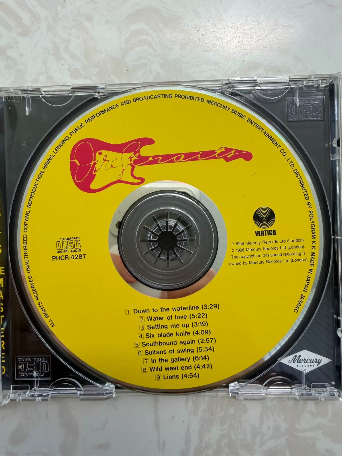 Dire Straits – Dire Straits – Japanese Remastered CD – actual item photograph 4