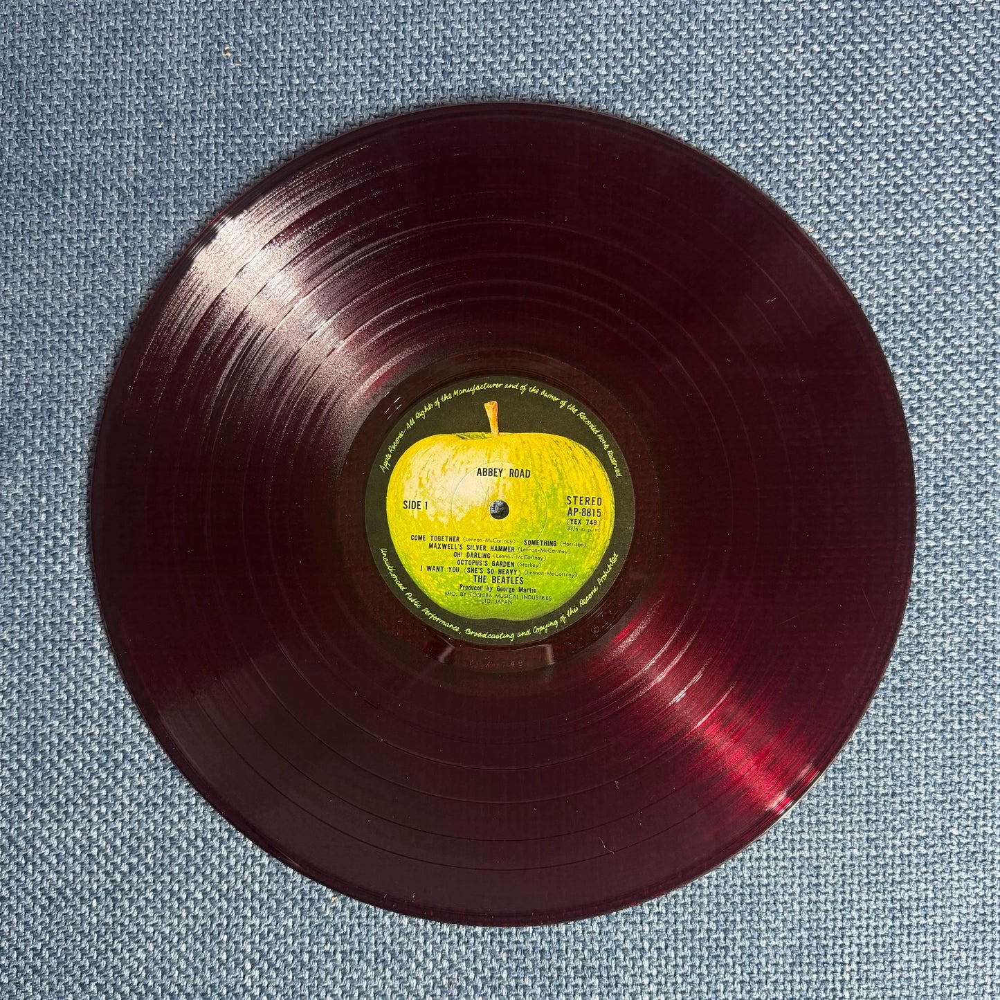 The Beatles – Abbey Road – 1969 Japanese First Press Red Vinyl (LP)