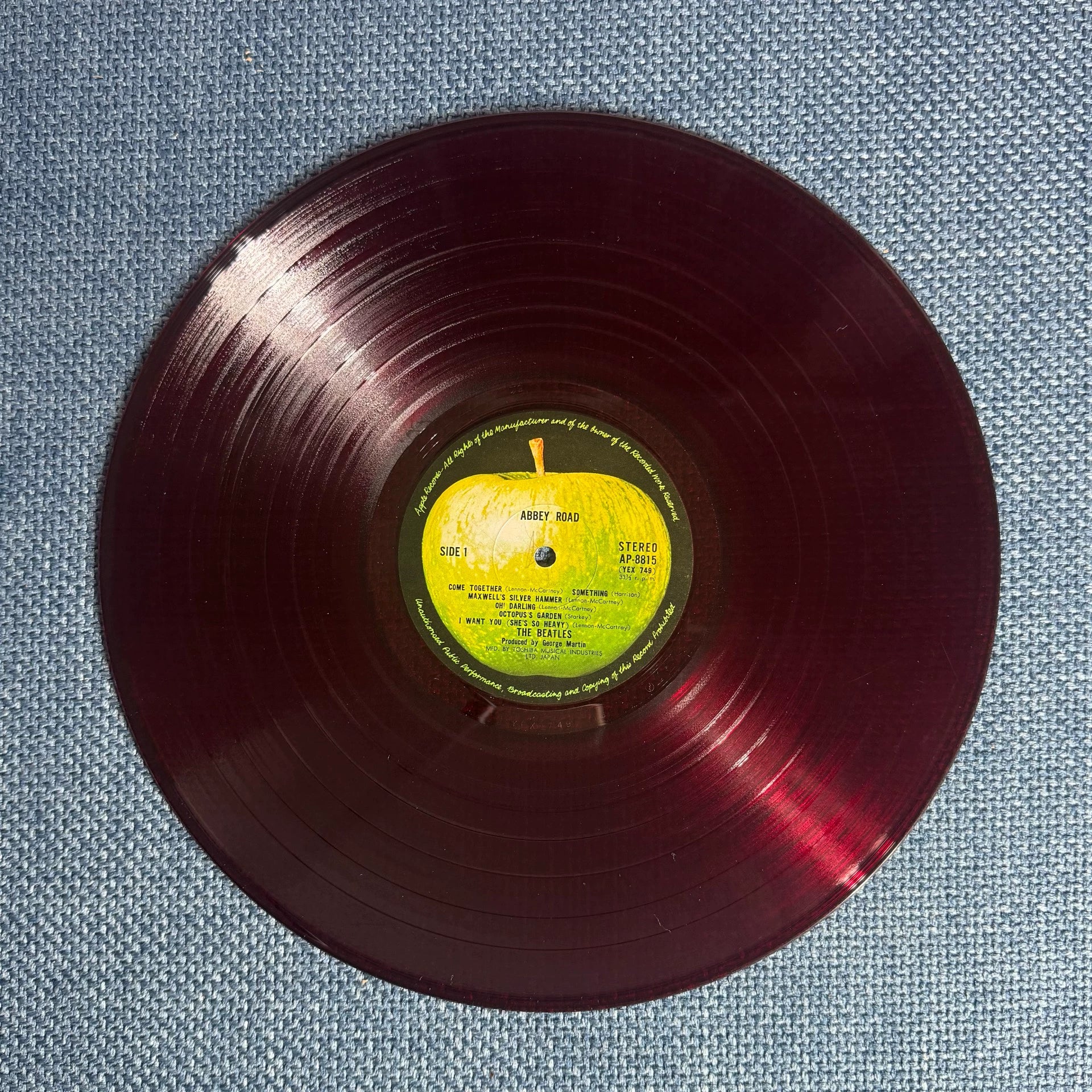 The Beatles – Abbey Road – 1969 Japanese First Press Red Vinyl (LP)